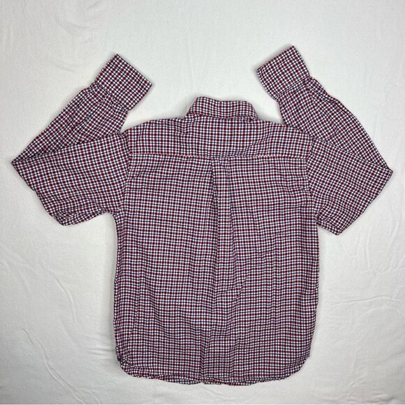 Class Club Boys Long Sleeve Dress Shirt Size 10/12 Red and White - Picture 2 of 6